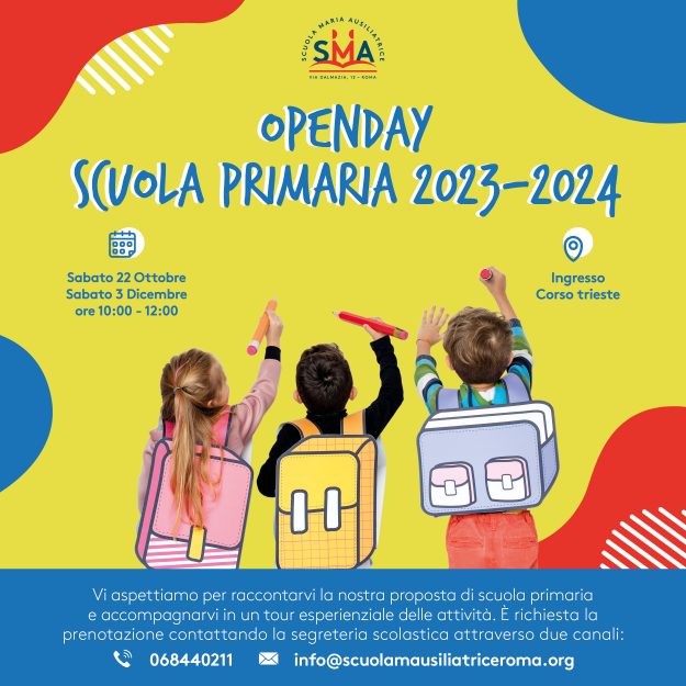 openday 2022 PRIMARIA3