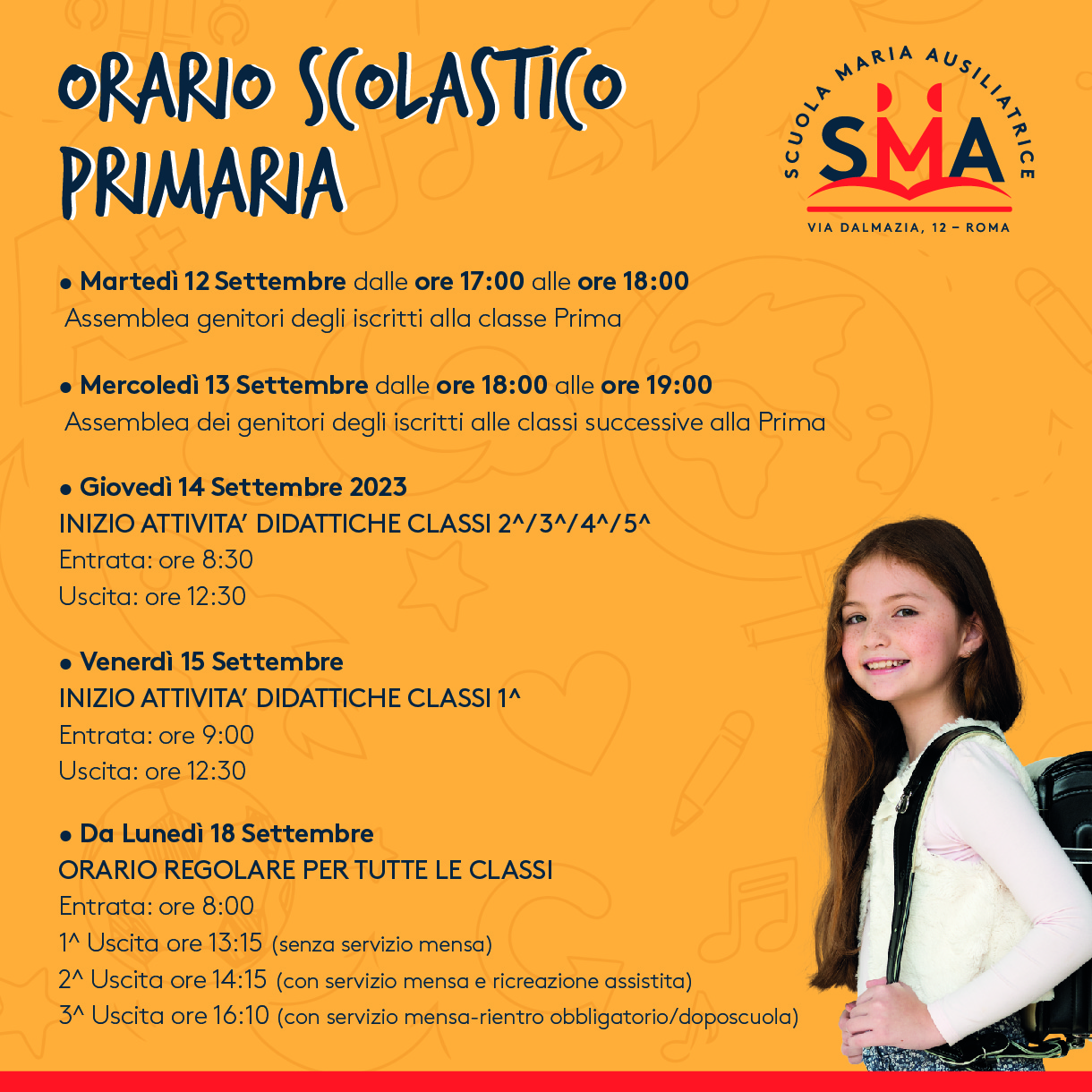 orario anno scolastico-primaria