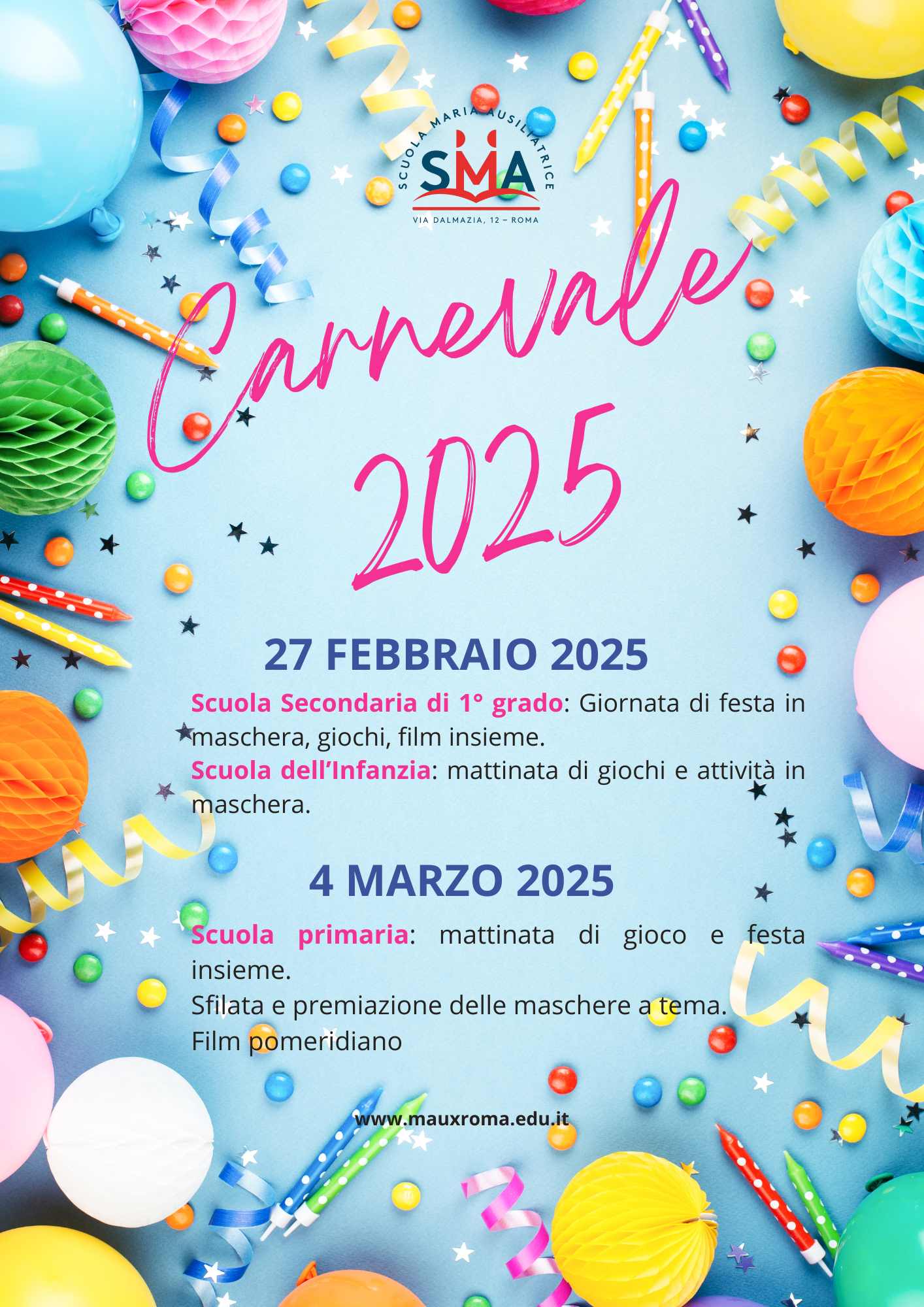 Carnevale SMA 2025